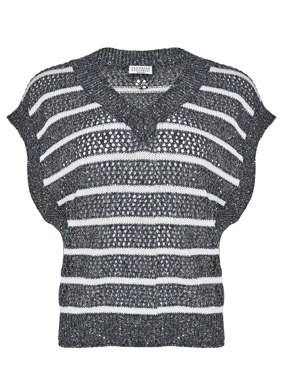 Джемпер льняной