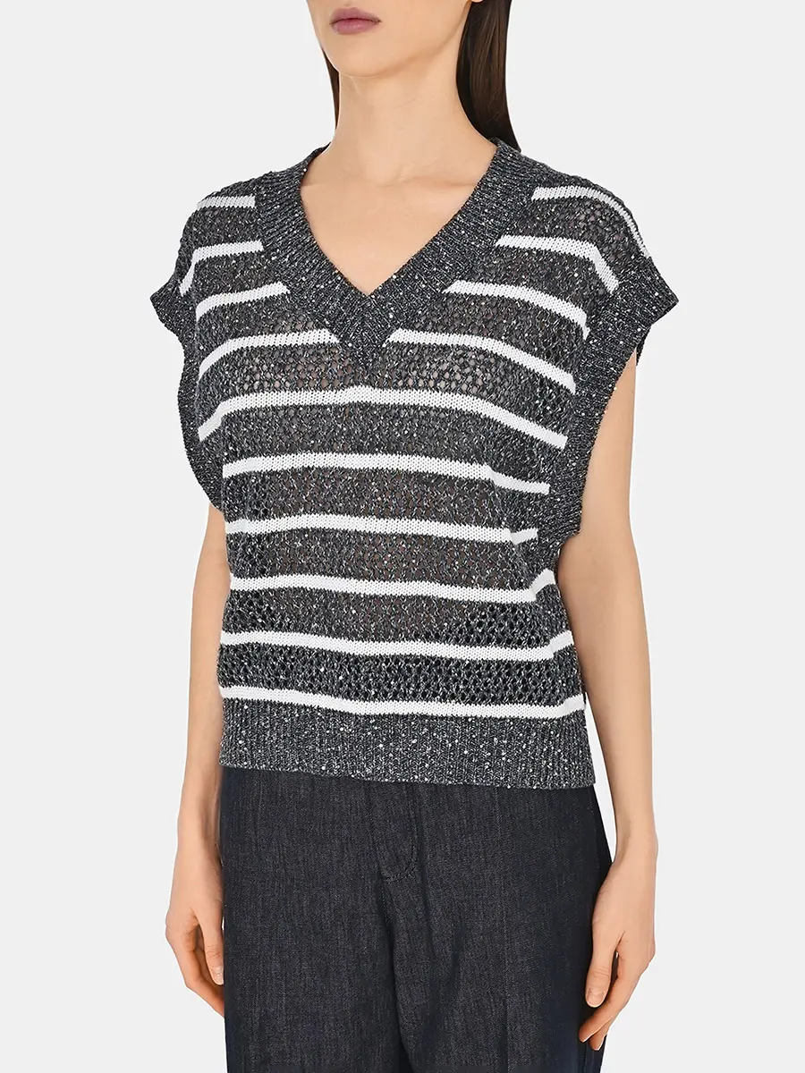 Джемпер льняной