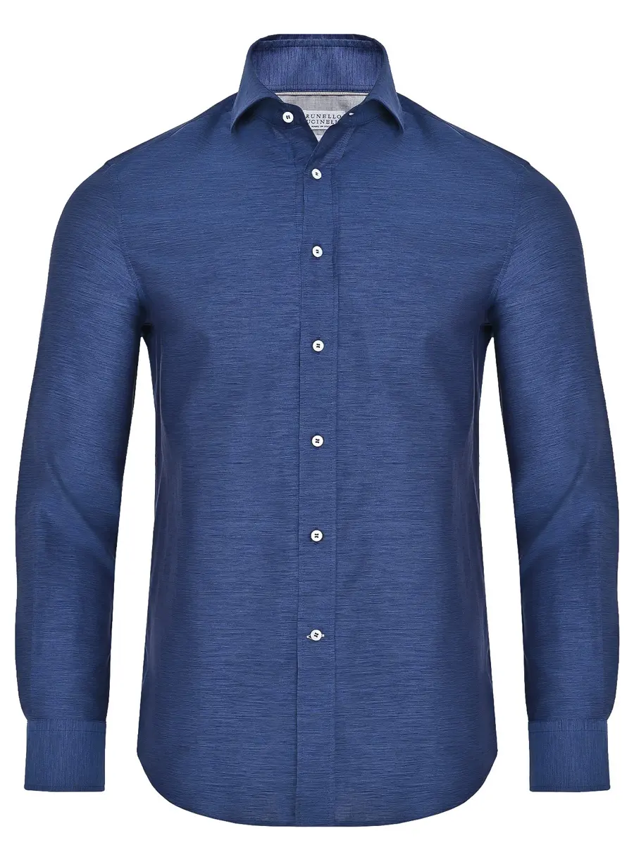 Рубашка из хлопка и льна