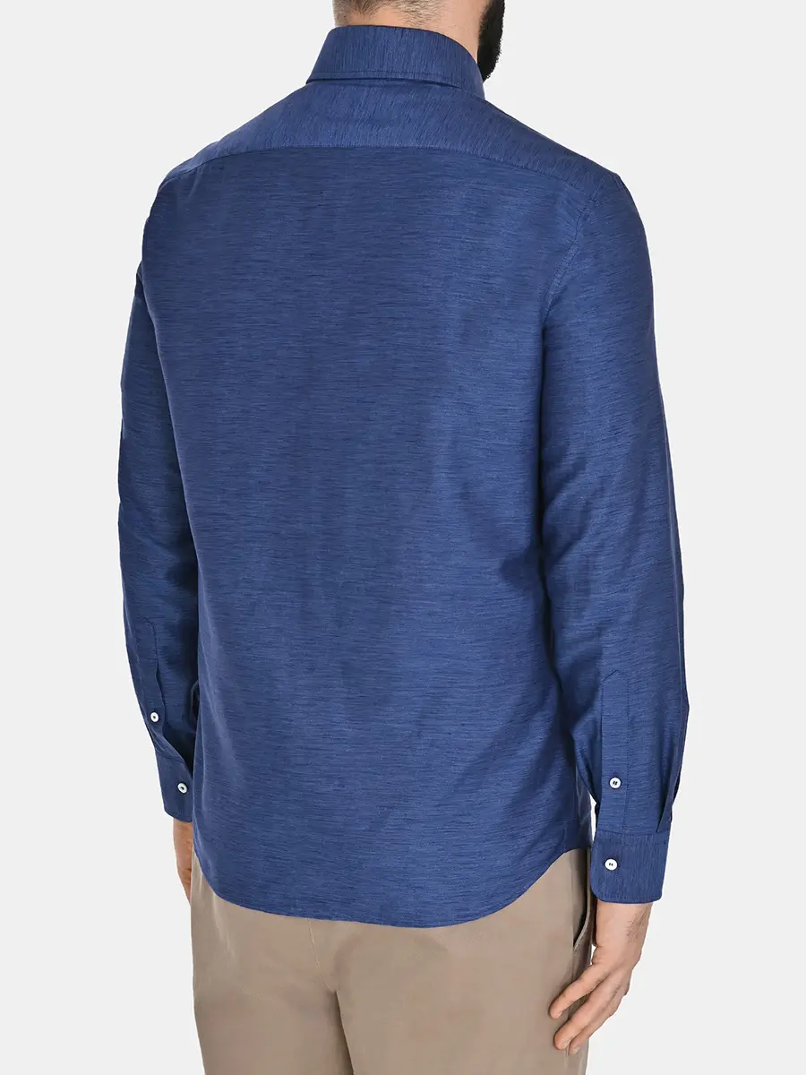 Рубашка из хлопка и льна