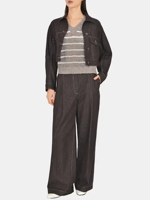 Джинсы хлопковые BRUNELLO CUCINELLI