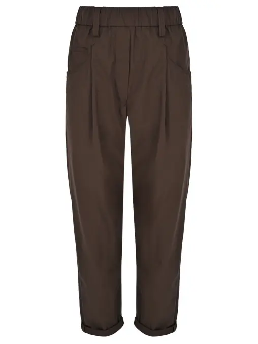 Брюки хлопковые BRUNELLO CUCINELLI