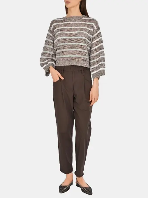 Брюки хлопковые BRUNELLO CUCINELLI