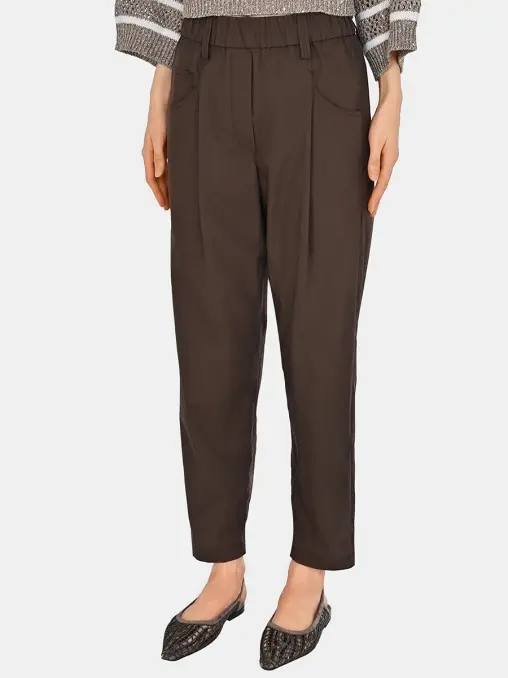 Брюки хлопковые BRUNELLO CUCINELLI