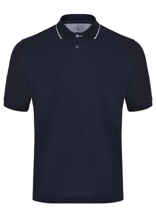 Поло хлопковое BRUNELLO CUCINELLI