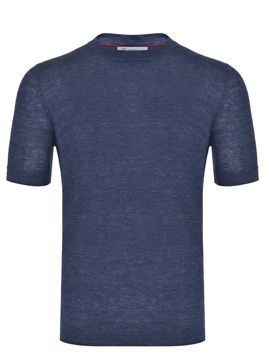 Футболка  из льна и хлопка