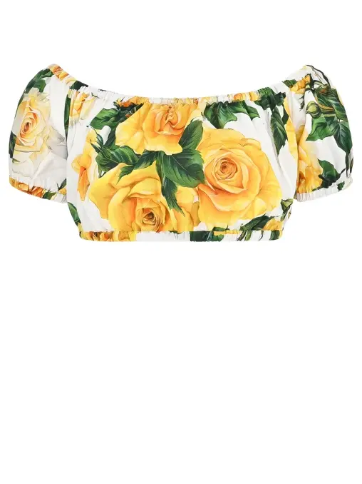 Топ хлопковый DOLCE & GABBANA