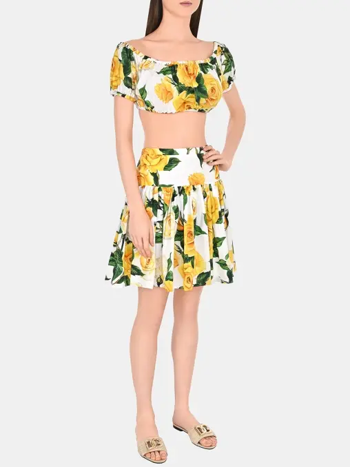 Топ хлопковый DOLCE & GABBANA