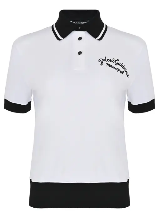Поло хлопковое DOLCE & GABBANA