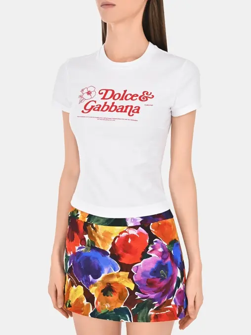 Футболка хлопковая DOLCE & GABBANA