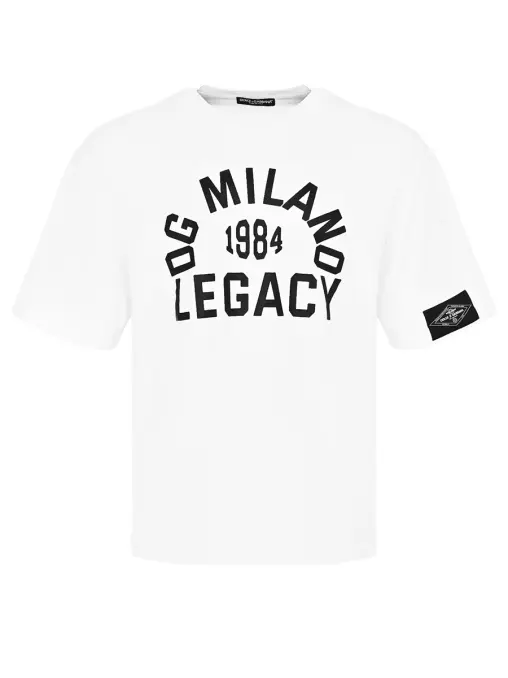 Футболка с принтом DOLCE & GABBANA