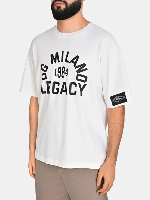 Футболка с принтом DOLCE & GABBANA