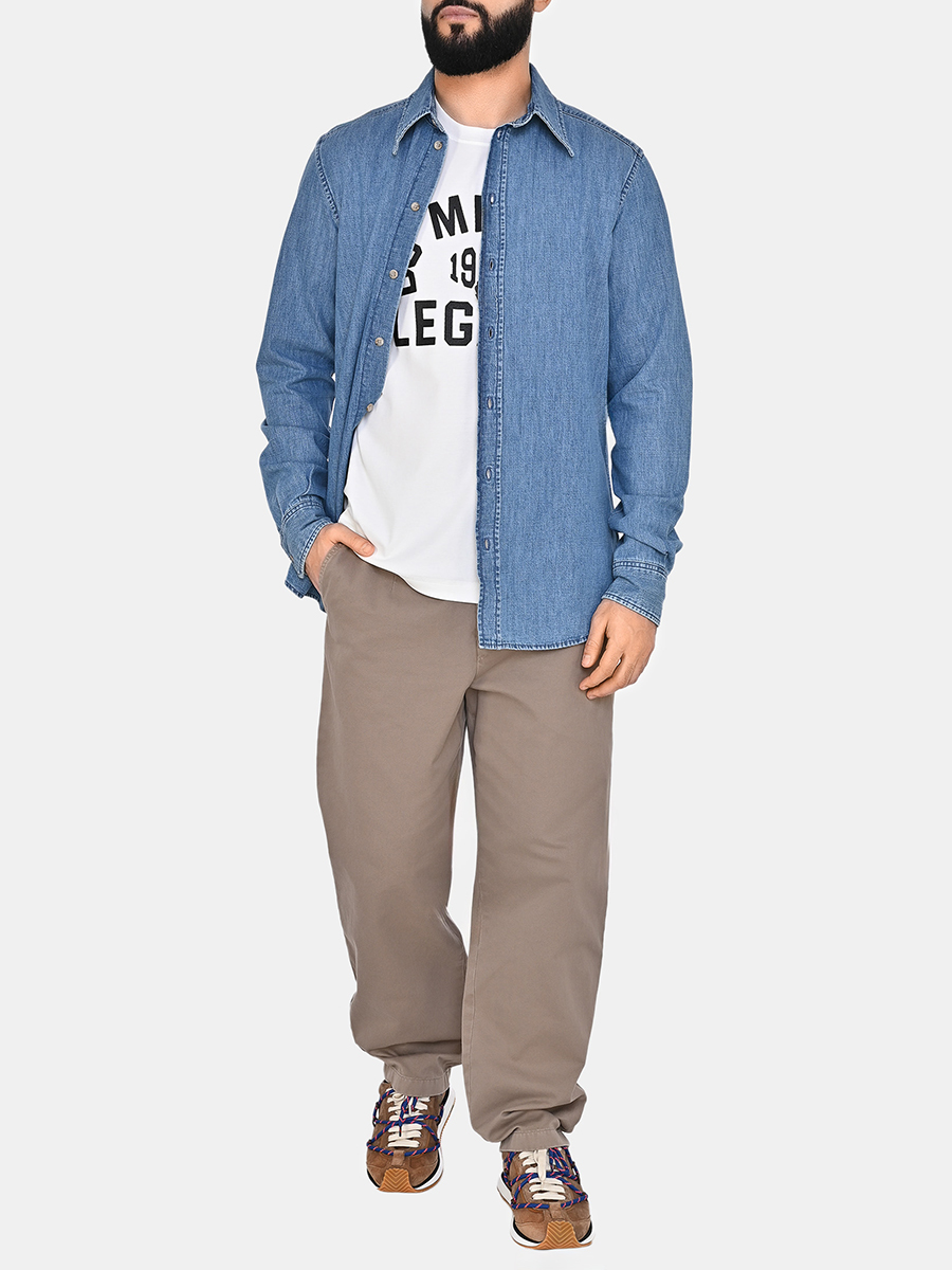 Рубашка джинсовая