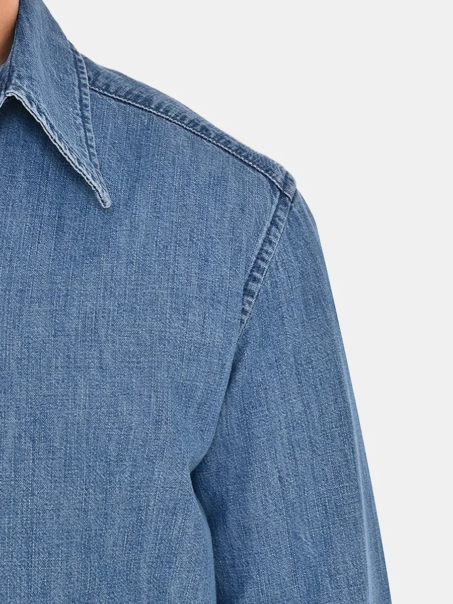 Рубашка джинсовая