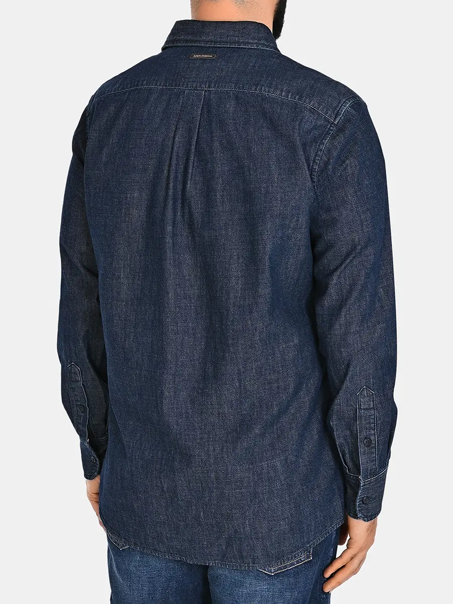Рубашка джинсовая