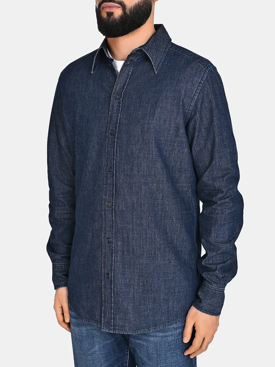 Рубашка джинсовая