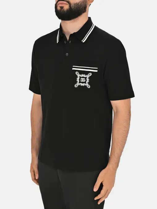 Поло хлопковое DOLCE & GABBANA