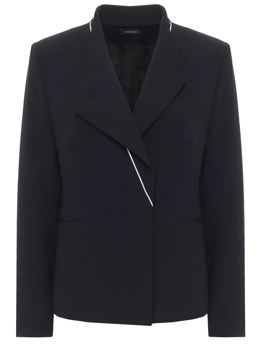 Жакет однотонный