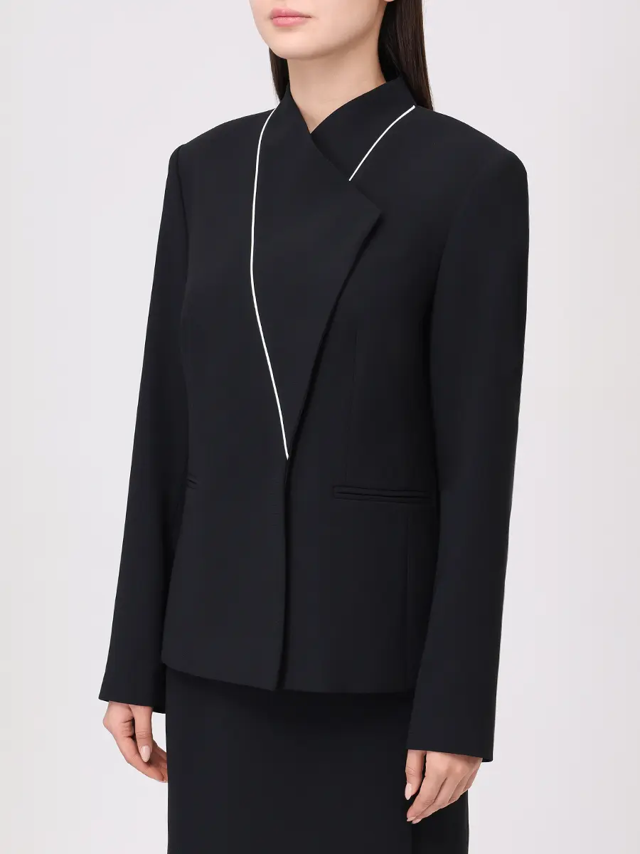 Жакет однотонный