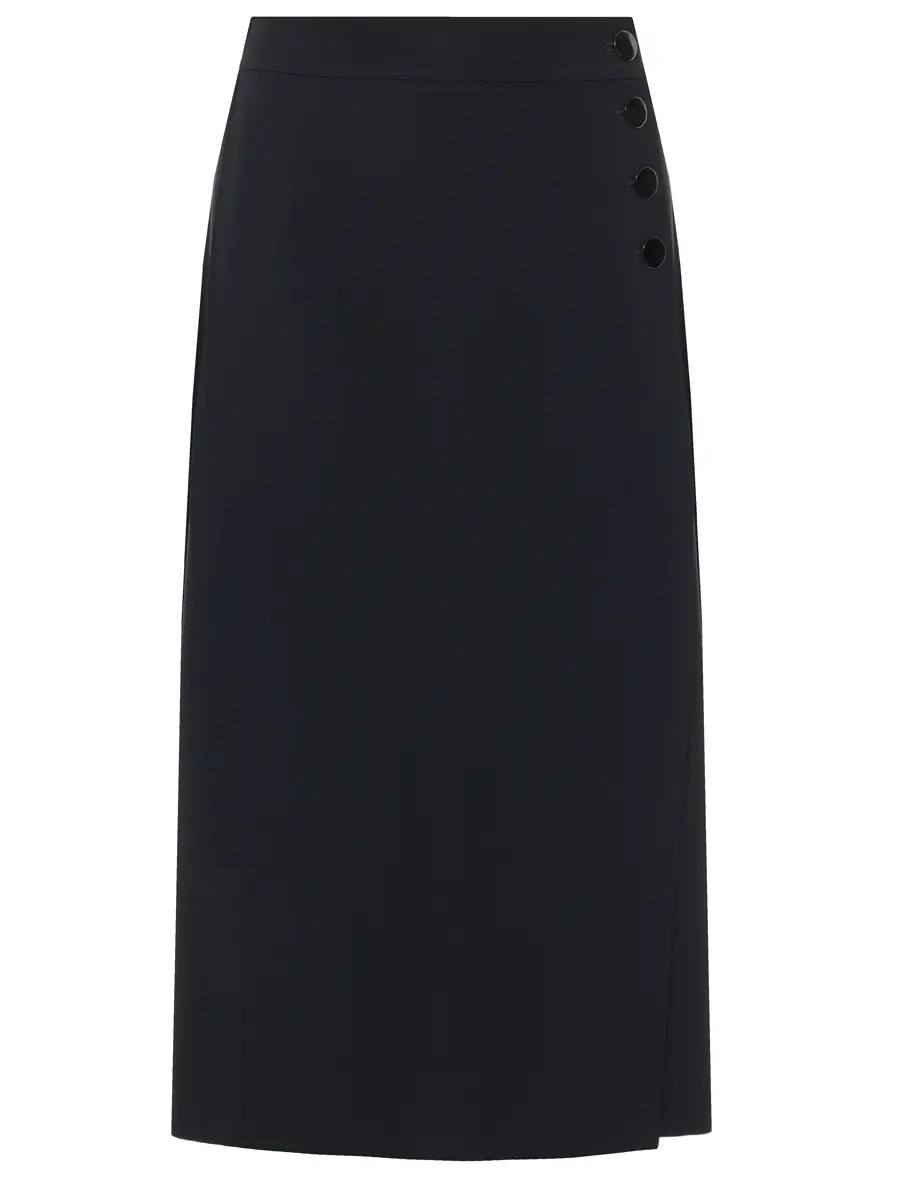 Юбка однотонная