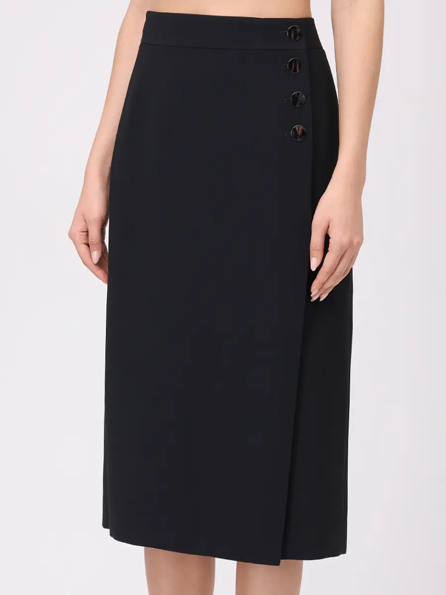 Юбка однотонная