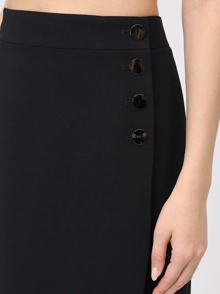 Юбка однотонная