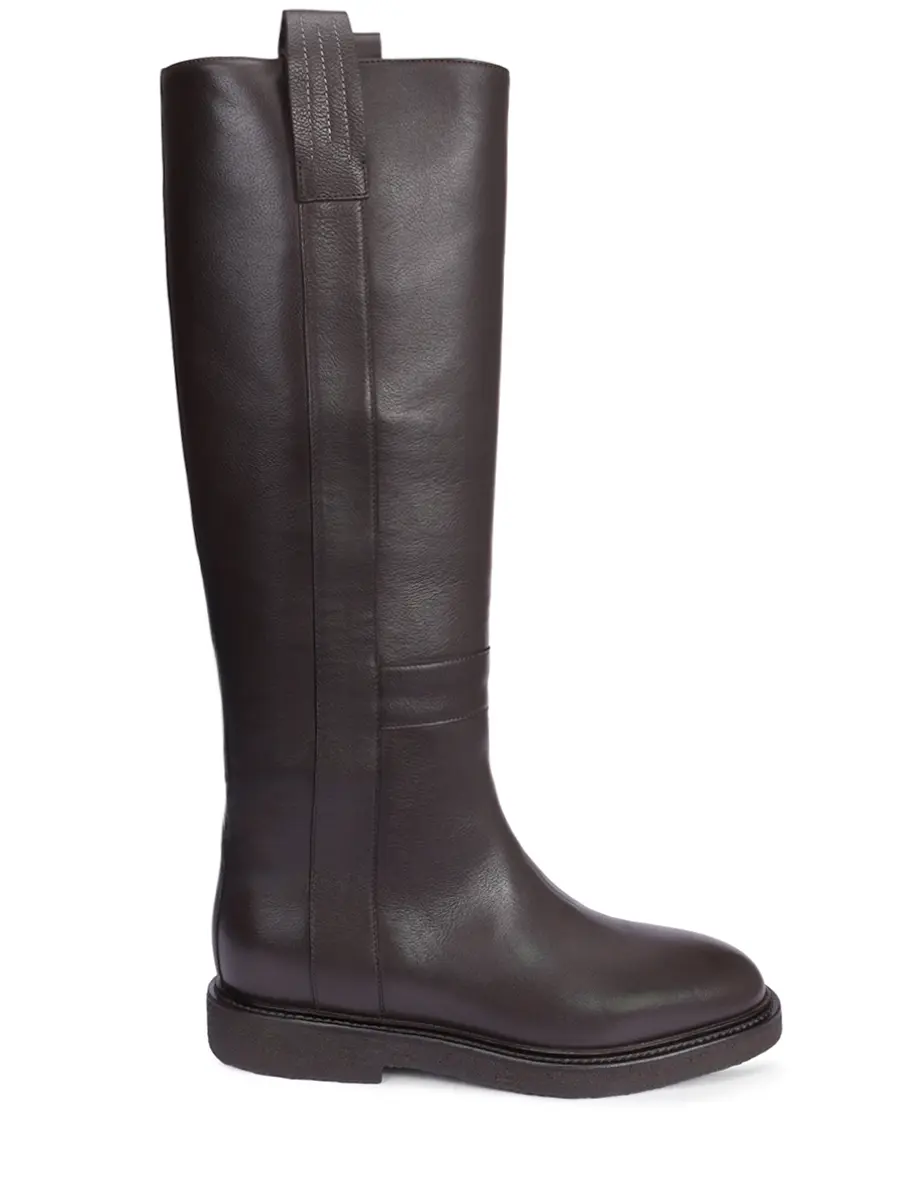 Сапоги кожаные