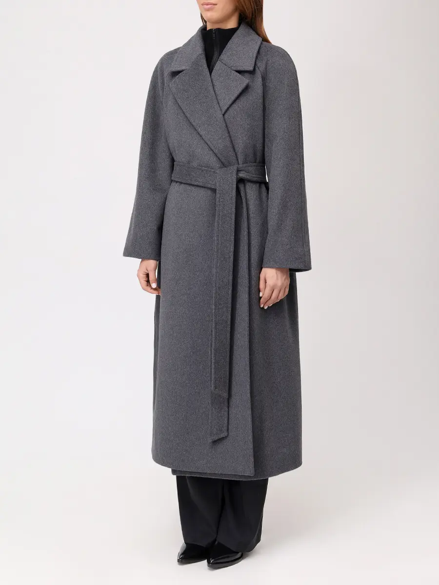 Пальто однотонное Maxi