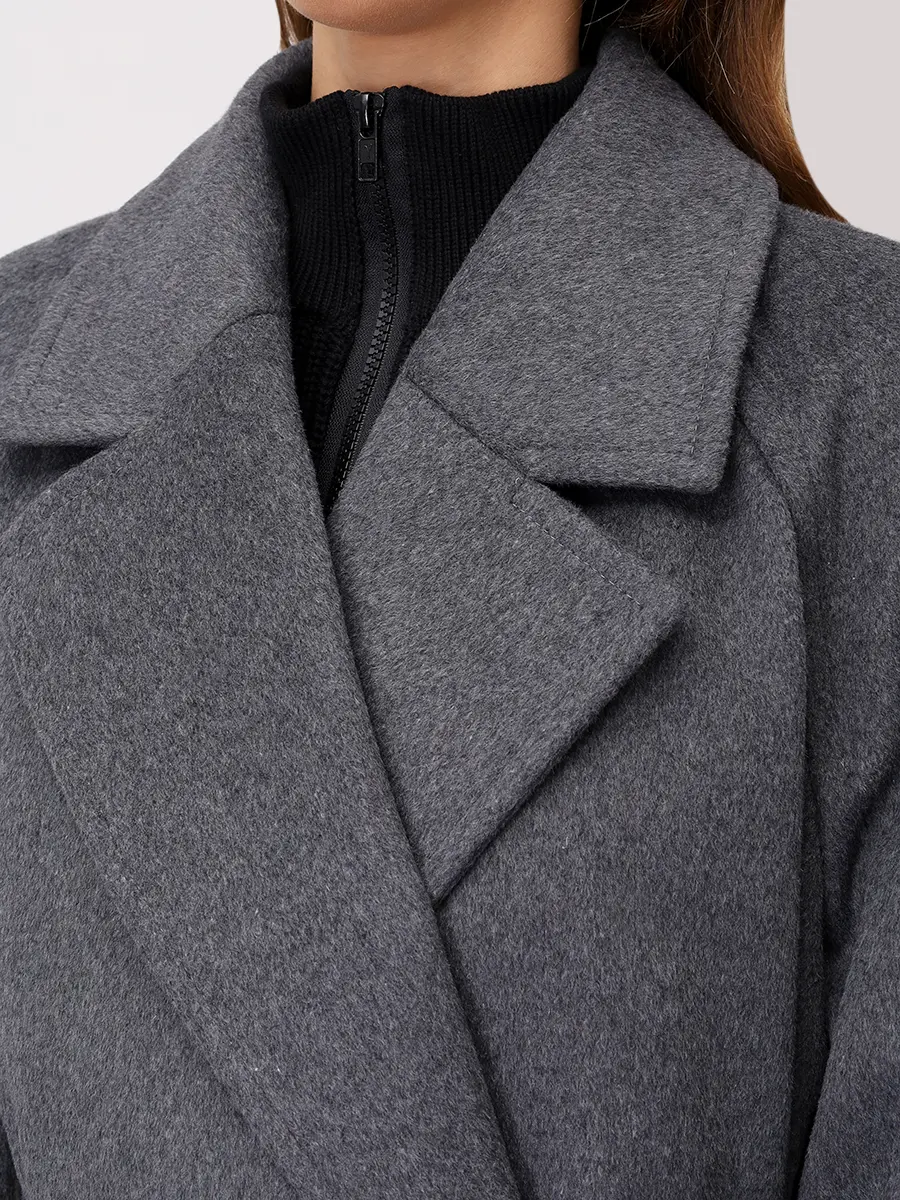 Пальто однотонное Maxi