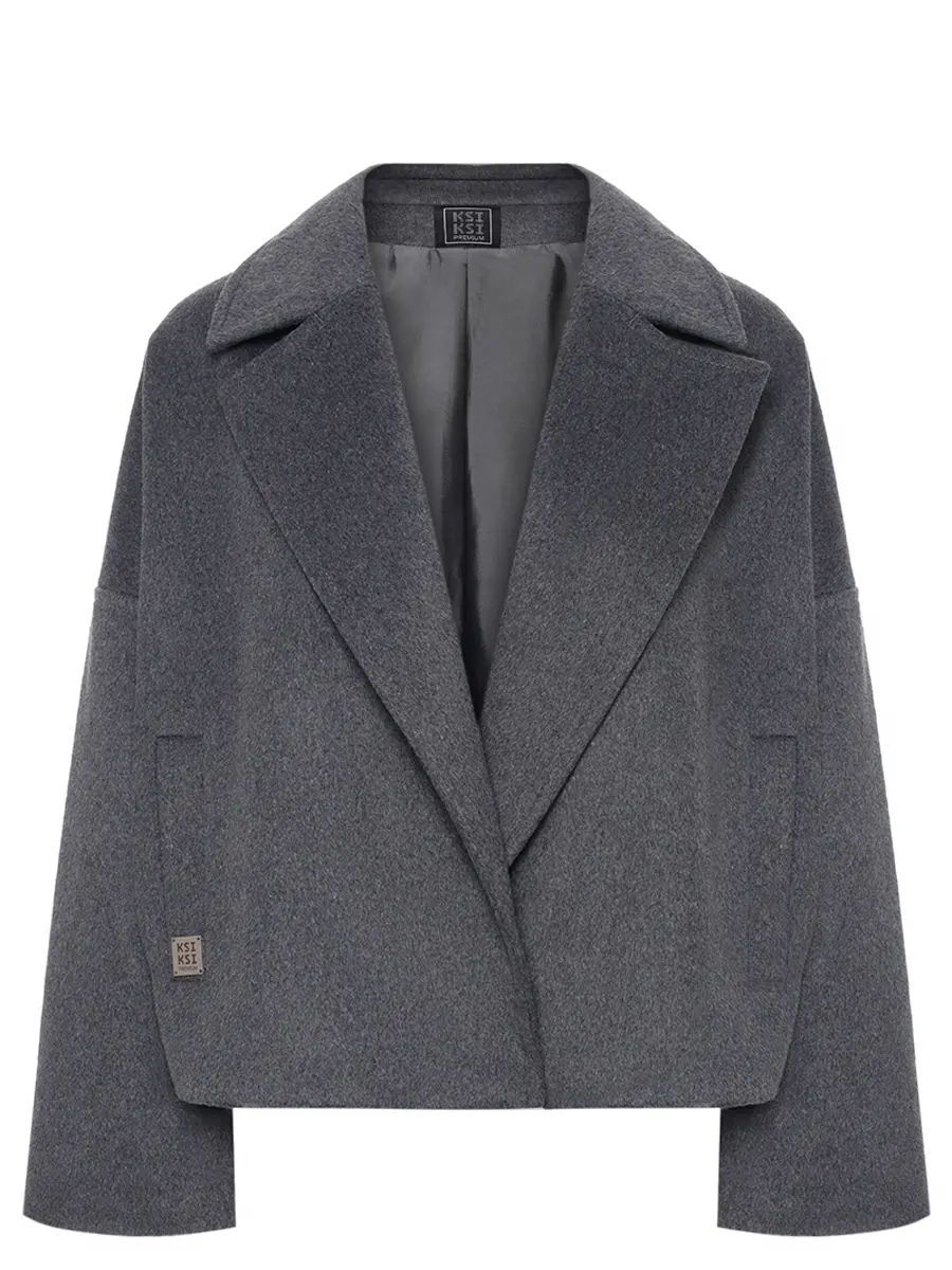 Пальто однотонное