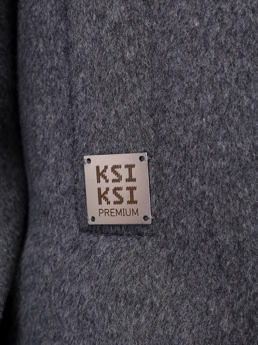 Пальто однотонное