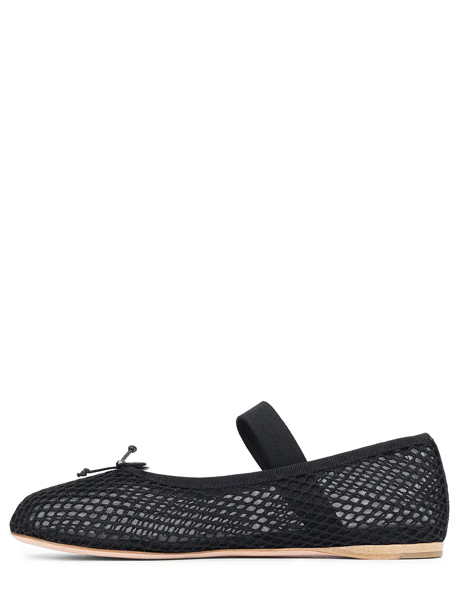 Балетки текстильные