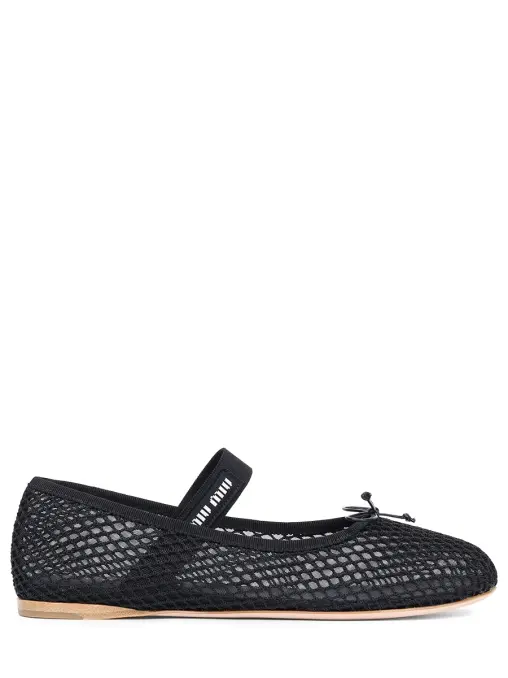 Балетки текстильные MIU MIU