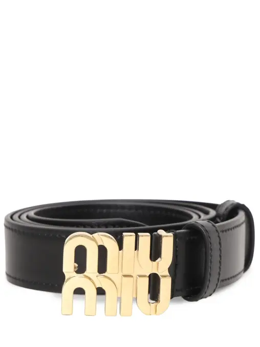 Ремень кожаный MIU MIU