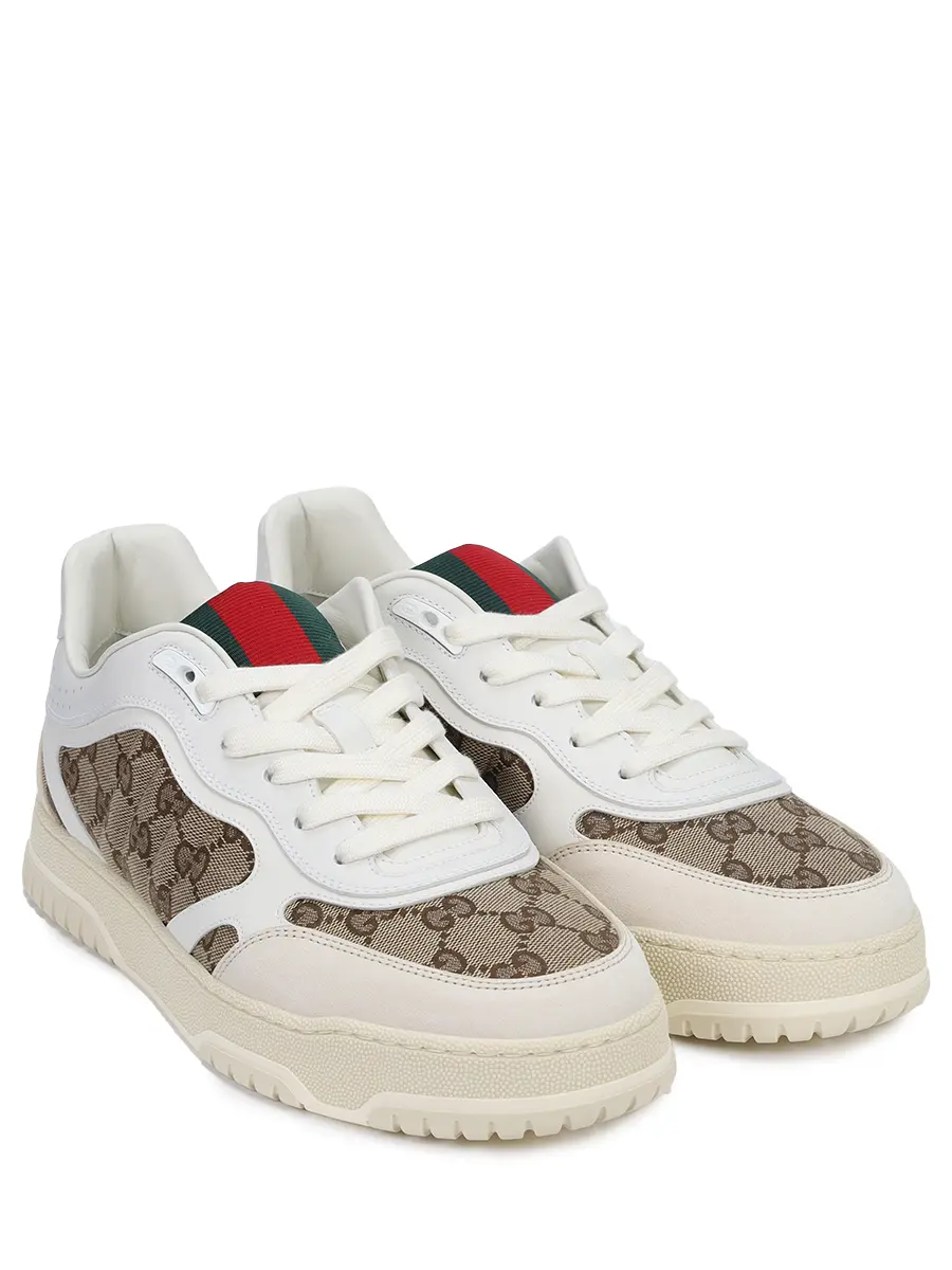 Кеды комбинированные Gucci Re-Web