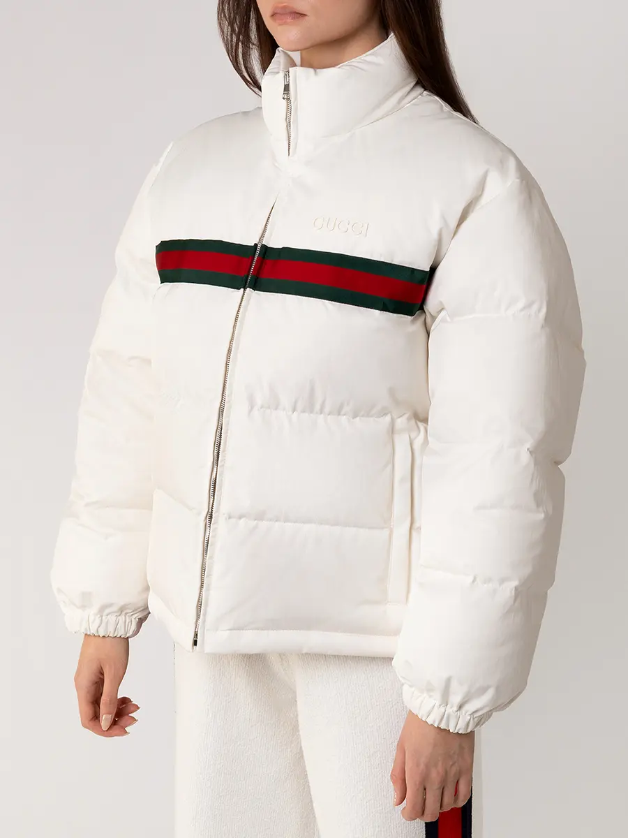 Пуховик стеганый