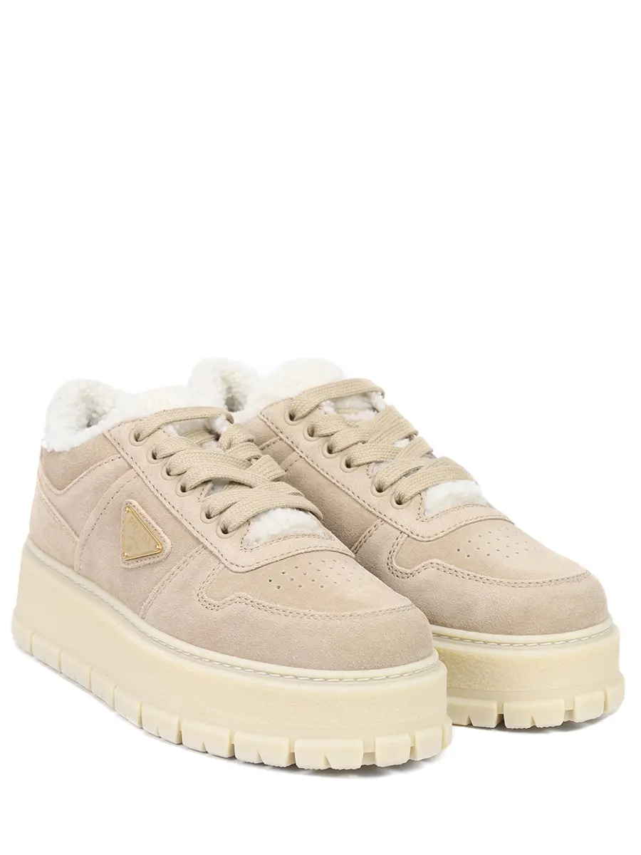 Кеды замшевые на меху