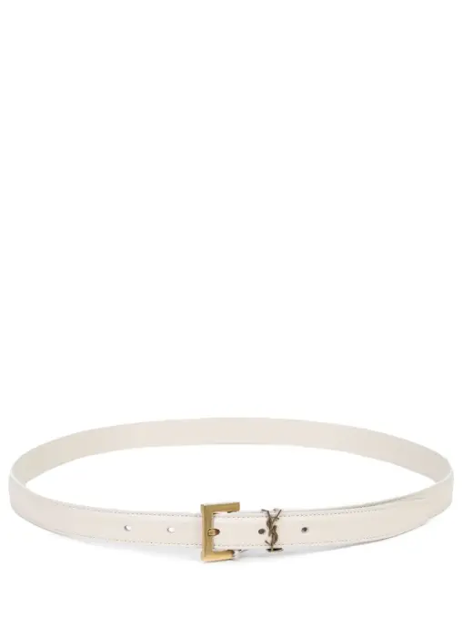 Ремень кожаный SAINT LAURENT