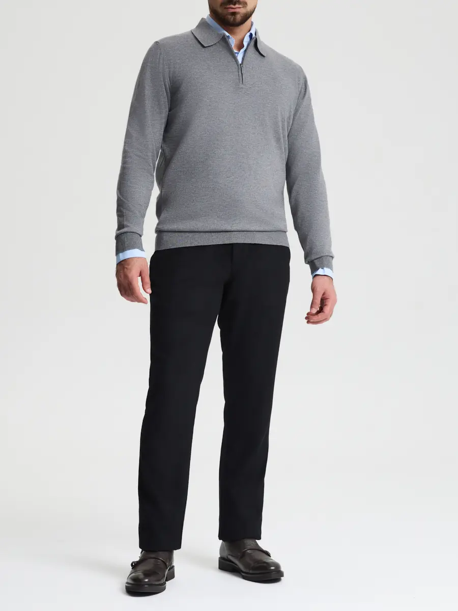 Поло из хлопка и кашемира