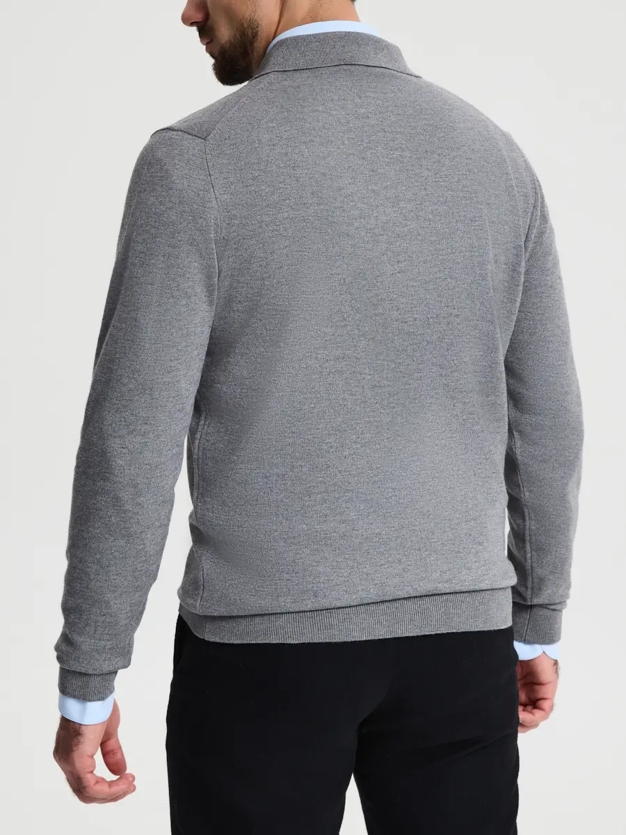 Поло из хлопка и кашемира