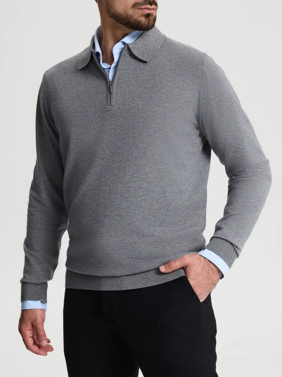 Поло из хлопка и кашемира