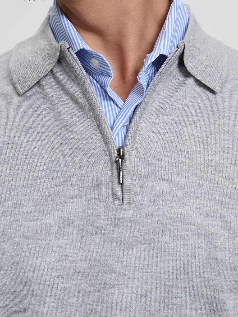 Поло из хлопка и кашемира