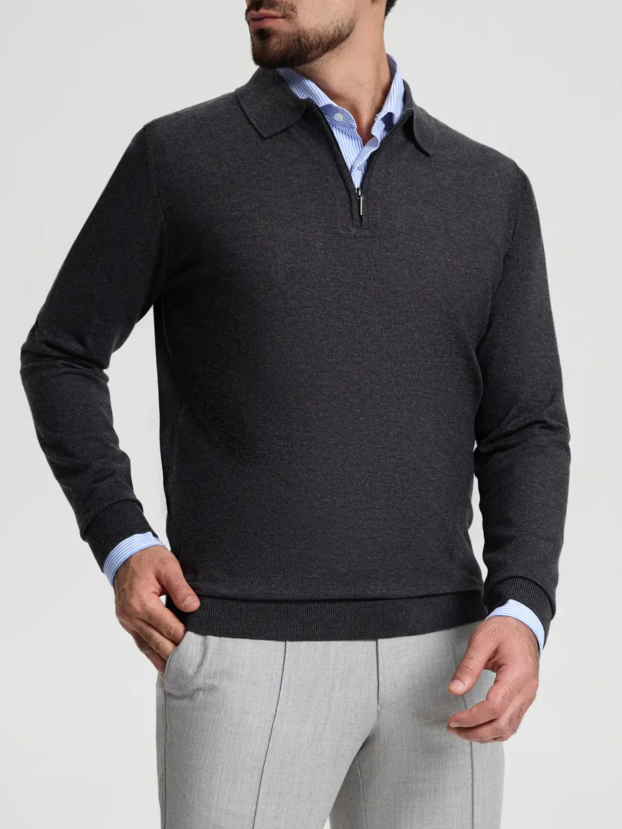 Поло из хлопка и кашемира