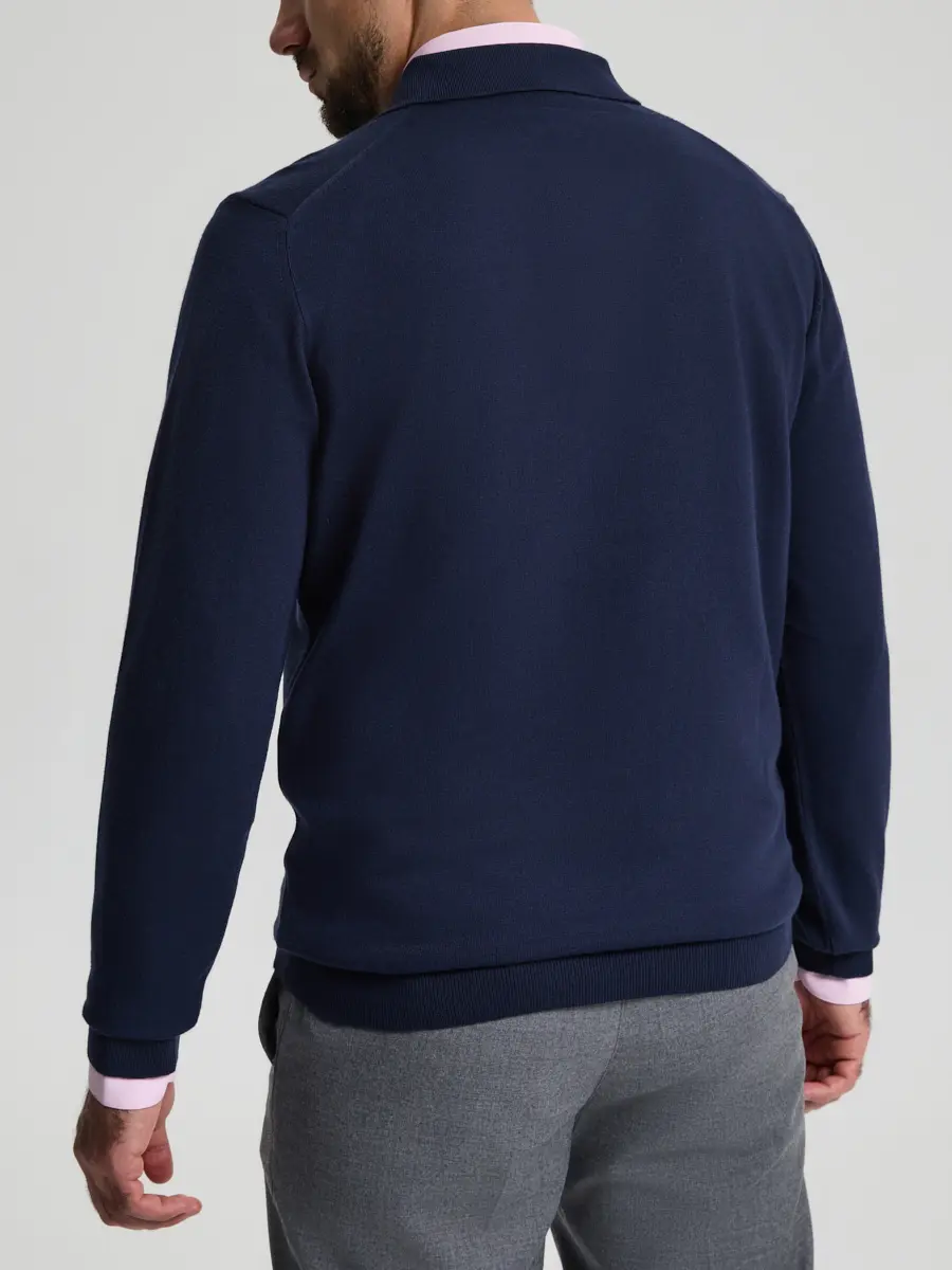 Поло из хлопка и кашемира