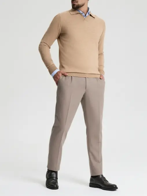 Поло из хлопка и кашемира RASCHINI