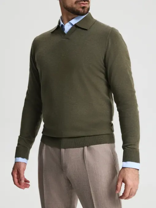 Поло из хлопка и кашемира RASCHINI