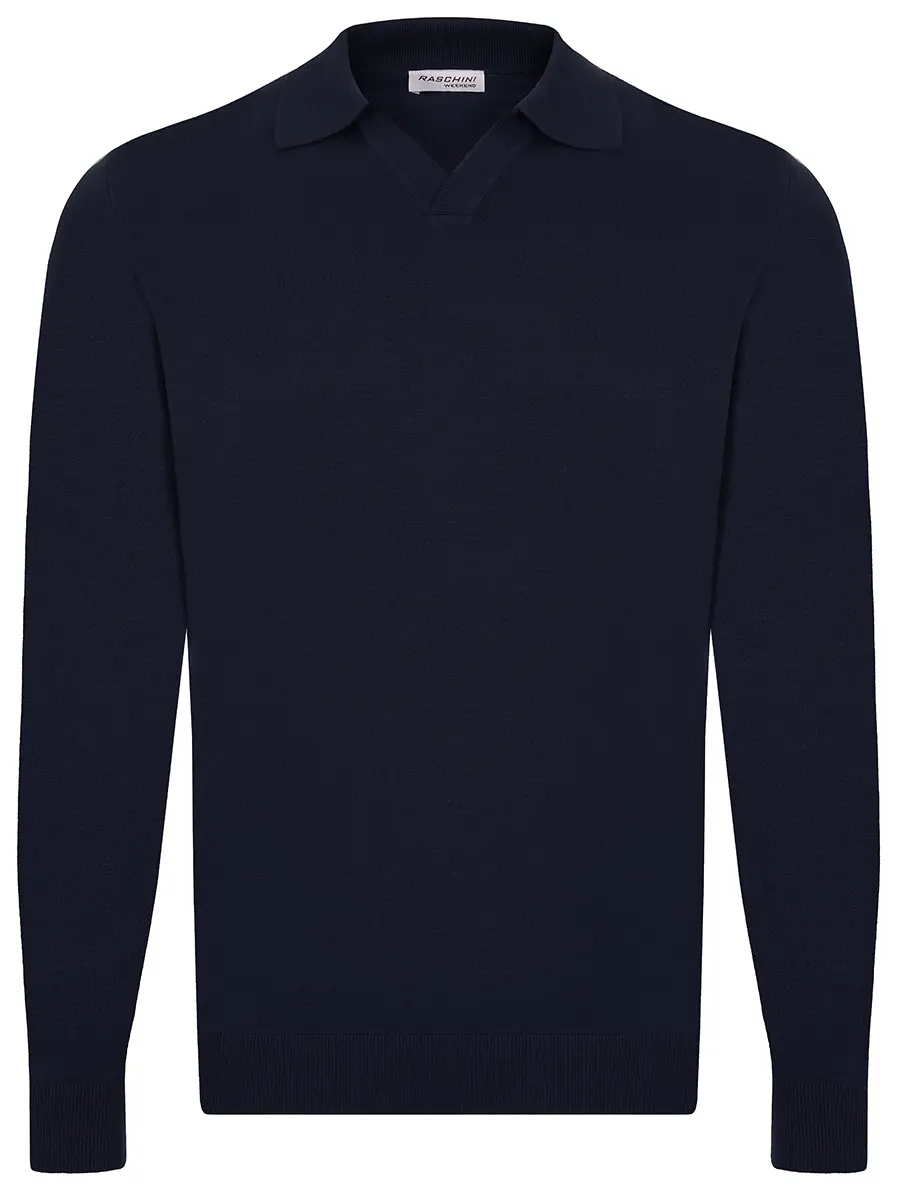 Поло из хлопка и кашемира