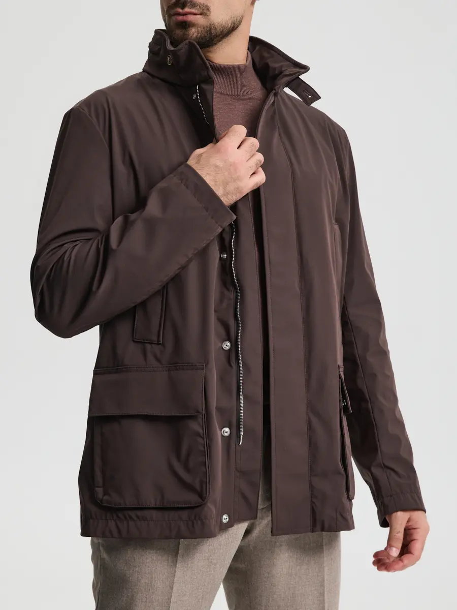 Куртка однотонная