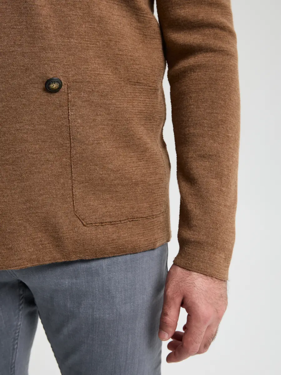 Пиджак шерстяной