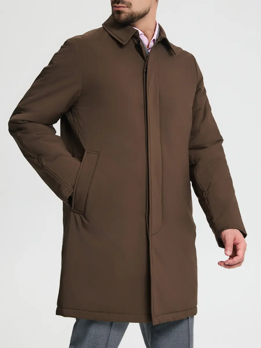 Плащ однотонный